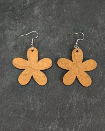 9  α  σκουλαρικια ξυλινα λουλουδακι (1)